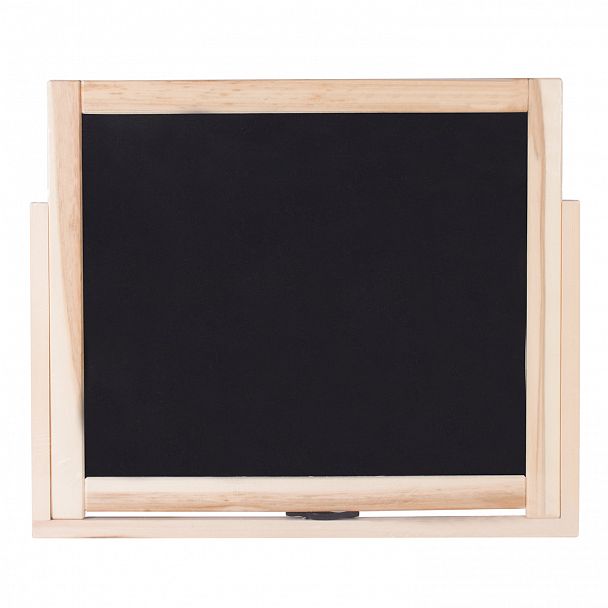 Доска двустороняя для мела и маркеров (35х41 см), настольная, подставка, черная/белая, ПИФАГОР, 236888 - Вид 4