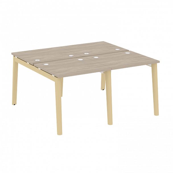 Рабочая станция "Onix wood" OW.D.RS-4.0.7 дуб аттик/дуб светлый - Вид 1