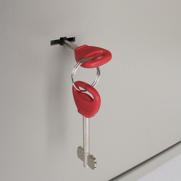 Сейф мебельный BRABIX "D-40m", 400х400х366 мм, 13 кг, ключевой замок, крепление к стене, 291164 - Вид 7