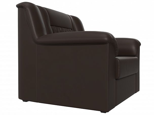 Кресло Карелия (полностью экокожа коричневая) - Вид 3