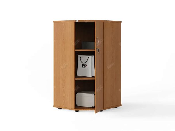 ЛАЙТ / LIGHT RLG053-62x62 Угловой шкаф 62x62x113 Вишня - Вид 2