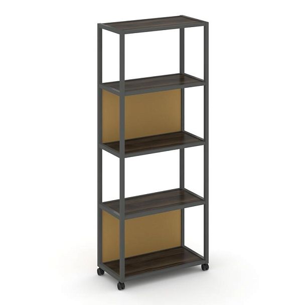 Shelf Mobile Стеллаж 5 уровней 1 секция VR.LT-STK-502.06 Дуб Мали/Металл Антрацит/W-31 600*400*2000 - Вид 1