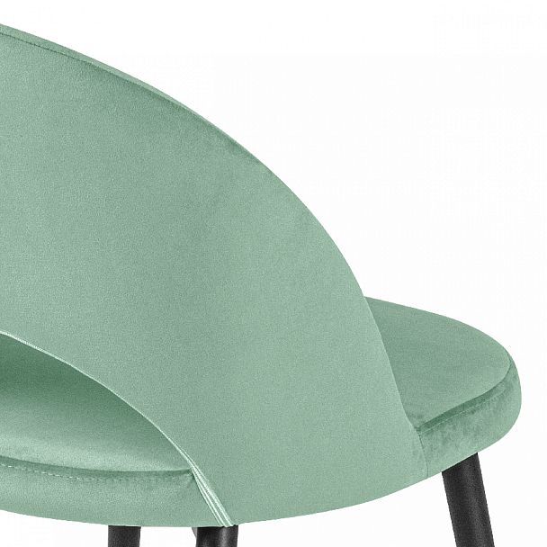 Стул кухонный Рэди мятный велюр/черный - Вид 9