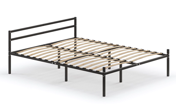 Кровать металлическая Металика Г2, 1800х2000, цвет черный - Вид 1