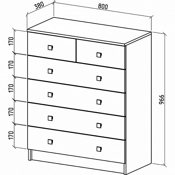 Комод Бостон-11 - Вид 2
