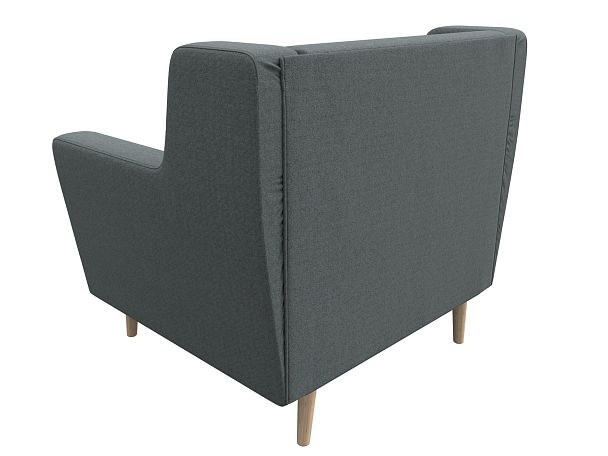 Кресло Брайтон Рогожка серый - Вид 6