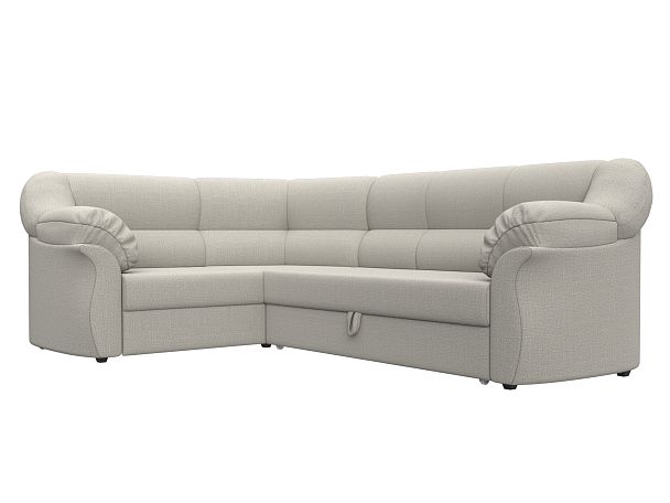 Диван угловой Карнелла левый угол Рогожка бежевый - Вид 3