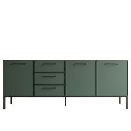 Комод с тремя дверками и тремя ящиками Nicole арт NEM07G - Фото предпросмотра