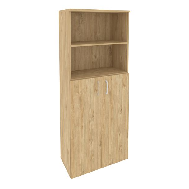 Onix Шкаф высокий широкий O.ST-1.6 Тиквуд светлый 800*420*1977 - Вид 1