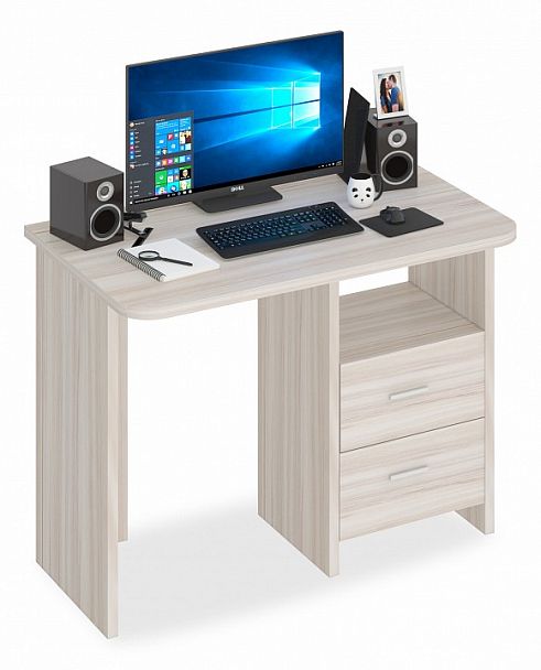 Стол письменный Домино Lite СКЛ-Прям100Р Карамель - Вид 1