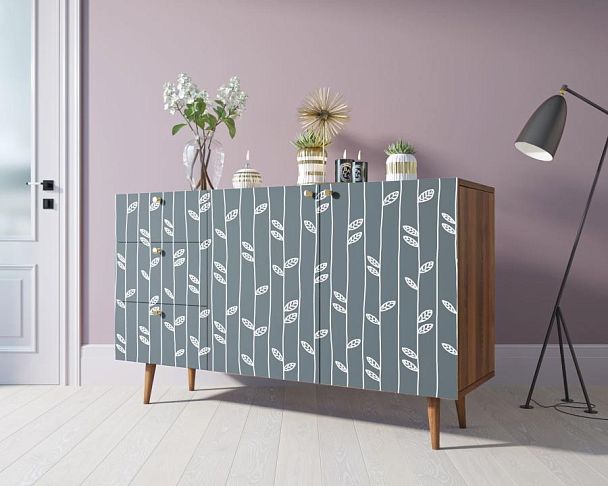 Комод Berber с двумя дверками и ящиками принт 18 арт BB17/Print_18 - Вид 3