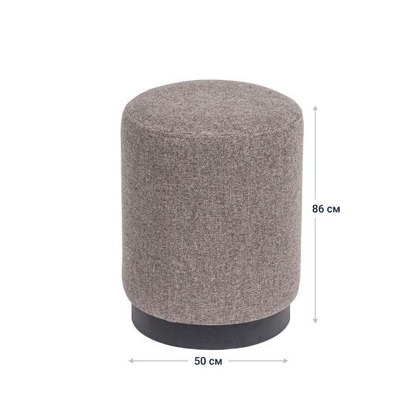Пуф Stone, рогожка - Вид 4