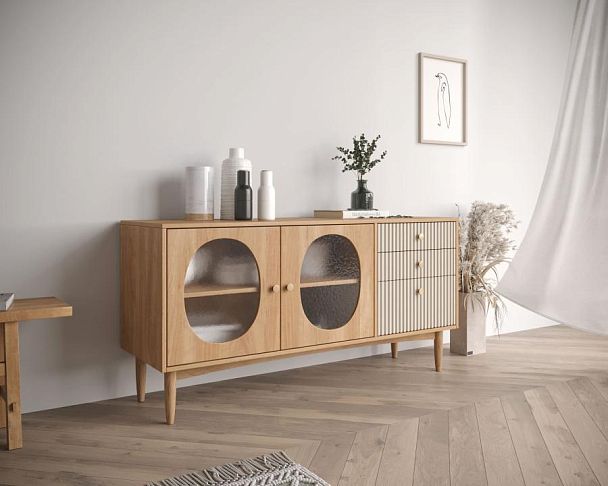 Комод Bubble с двумя дверками и тремя ящиками арт BBL05 - Вид 4