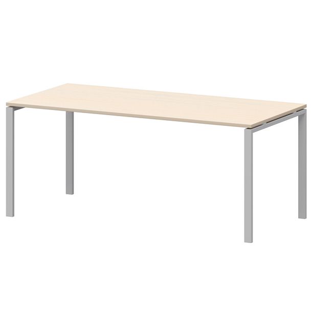Стол на металлокаркасе для заседаний АМ-0058 Бук/Белый 1800x850x760 Арго-М - Вид 1