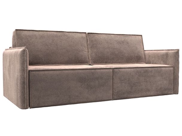 Диван прямой Либерти Велюр бежевый - Вид 1
