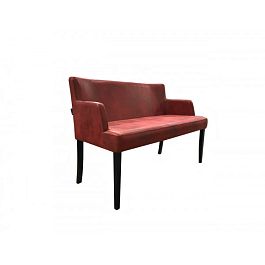 Диван Элий двойной, в ткани цвет красный - Фото предпросмотра