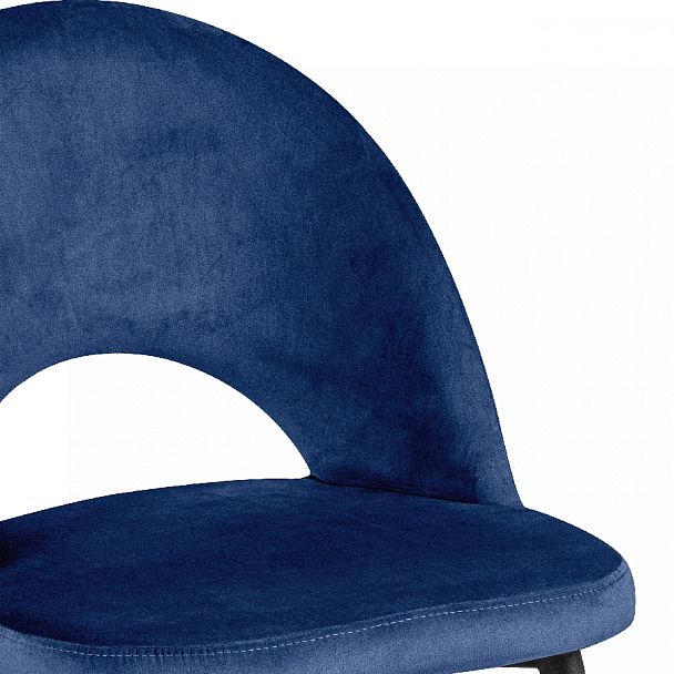 Комплект кухонных стульев Рэди синий велюр/черный, 3 шт. - Вид 8