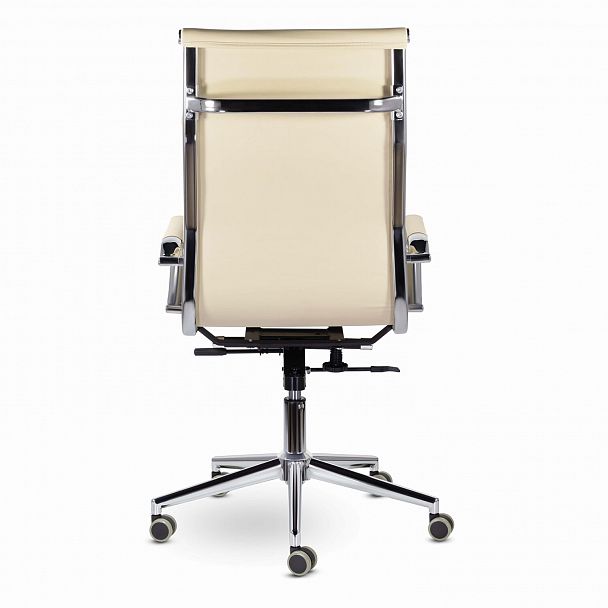 Кресло офисное BRABIX PREMIUM "Kayman EX-532", экокожа, хром, бежевое, 532544 - Вид 5