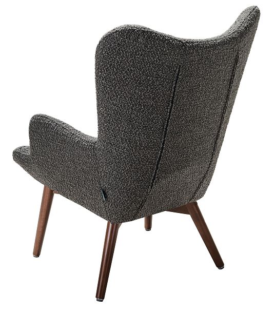 Кресло Хайбэк темно-серый/т.орех - Вид 4