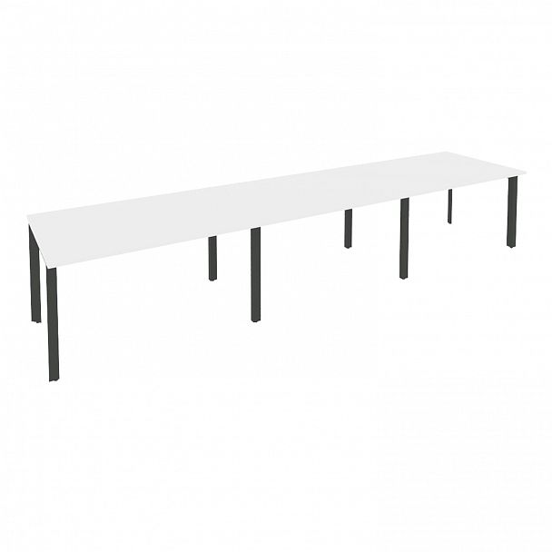 Стол переговорный "Onix" O.MP-PRG-3.3 белый/антрацит - Вид 1