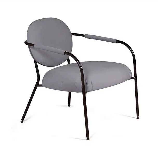 Лаунж кресло EGO, велюр серый - Вид 3