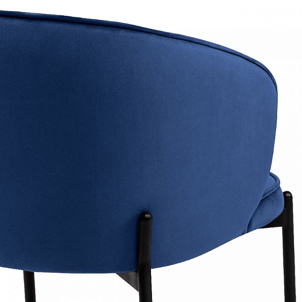 Комплект кухонных стульев Миэль синий велюр/черный, 3 шт. - Вид 9