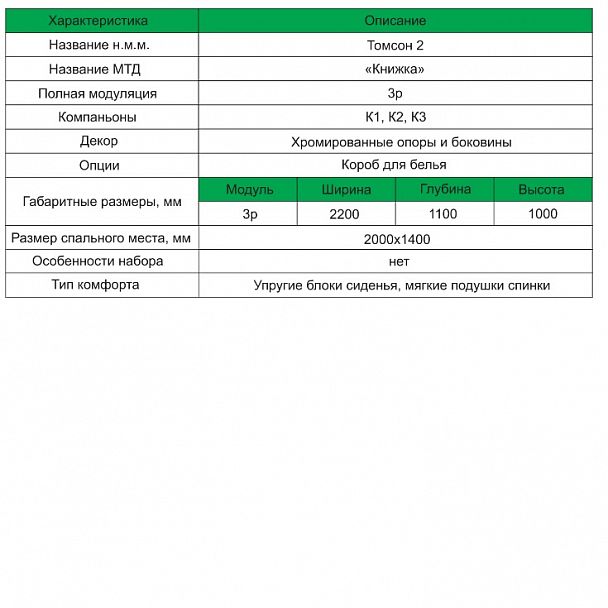 Диван "Томсон 2" - Вид 7