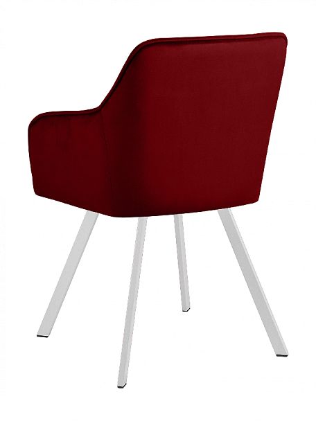 Комплект кресел поворотных Мони, Confetti bordo/белый, 2 шт. - Вид 6