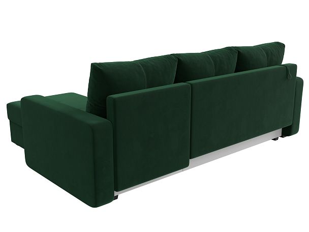 Диван угловой Ливерпуль Лайт правый угол Велюр зеленый - Вид 6