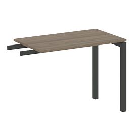 Metal System Quattro Приставной элемент на П-образном м/к 50БП.ПР-3 Вяз/Антрацит металл 1000*600*750 - Фото предпросмотра