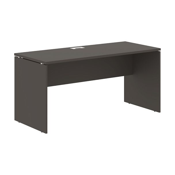 Стол прямой EDST 1567 Мокко/Белый 1560х670х750 EDIS - Вид 1