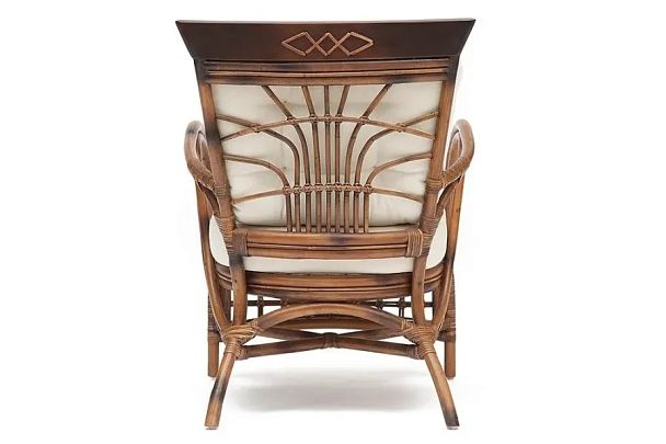 Кресло Secret de Maison Каванто/Kavanto, натуральный ротанг, коричневый античный / Brown Antique, без подушки - Вид 4