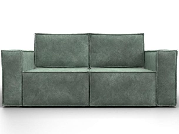 Диван прямой Куба мини Велюр зеленый - Вид 2