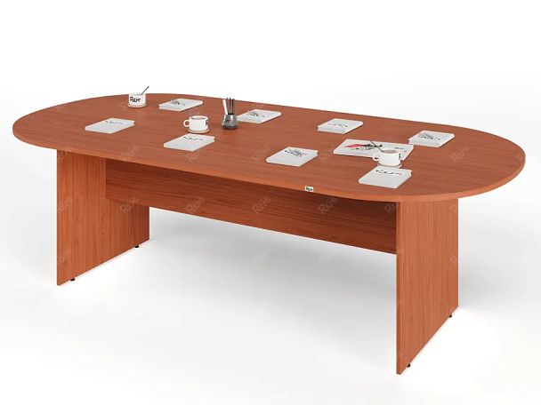 UNITY PКС-12/24 ОРЕХ ИТАЛЬЯНСКИЙ Конференц стол овальный Универсальный 2400х1200х750 - Вид 2