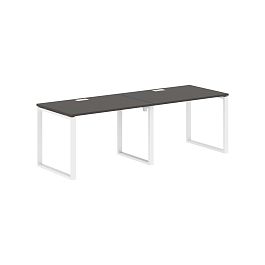 Стол 2-х местный EQWST 2380 Мокко/Белый 2326х800х750 EDIS - Фото предпросмотра