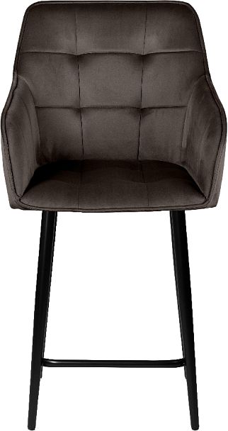 Комплект полубарных поворотных кресел Мони К, Confetti stone/черный, 4 шт. - Вид 3