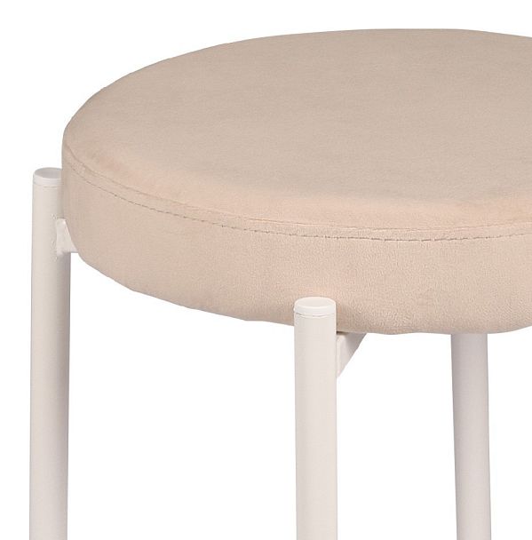 Комплект табуретов Кен, Confetti cream/белый, 4 шт. - Вид 2