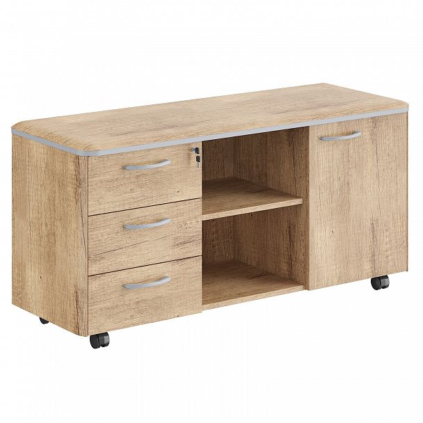 Тумба "Dioni" DLC 3D дуб каньон - Вид 1