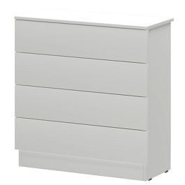 Комод 4 ящика Н-3263 Белый 780x330x800 Арго HOME - Фото предпросмотра