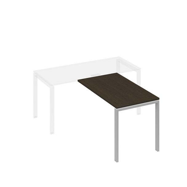 Брифинг-приставка на металлокаркасе UNO A4 А4 Б1 074 БП венге / металлокаркас серый - Вид 1