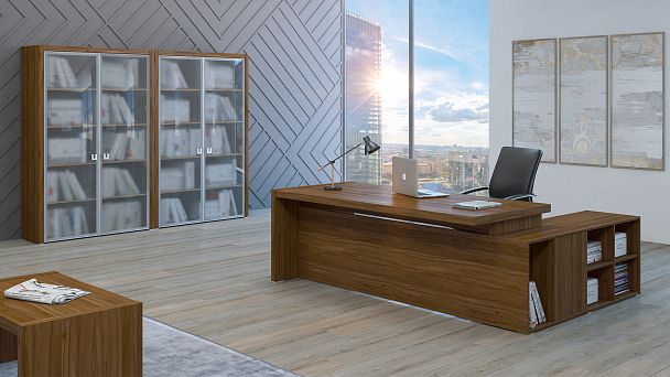 Секция гардеробная Solid 60x42,2x195 орех - Вид 3