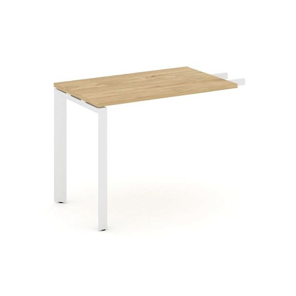 Style Project Next Брифинг-приставка SN-59P.BR-001 Тиквуд Светлый/Металл Белый 580*600*750 - Вид 1