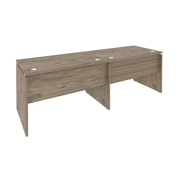 Onix Рабочая станция O.RS-2.2.7 Тиквуд темный 2360*720*750 - Вид 1