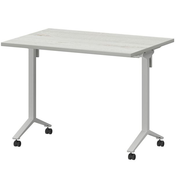 Стол мобильный складной МБ25-100.70 Сосна винтер/Белый 1000x700x750 Моби - Вид 1