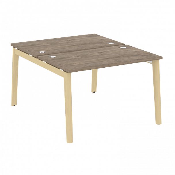 Рабочая станция "Onix wood" OW.D.RS-2.2.7 тиквуд темный/дуб светлый - Вид 1