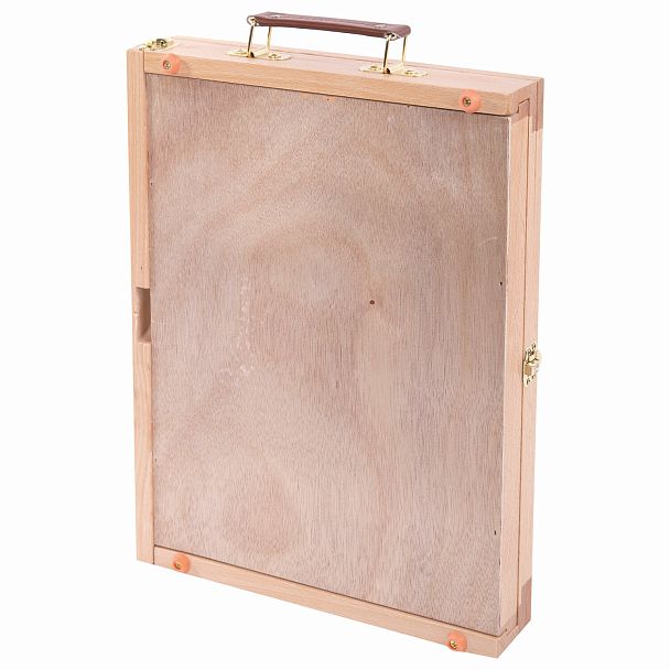 Мольберт настольный из бука с выдвижным ящиком, 34,5х26х27 см, холст до 30 см, BRAUBERG ART, 192247 - Вид 10