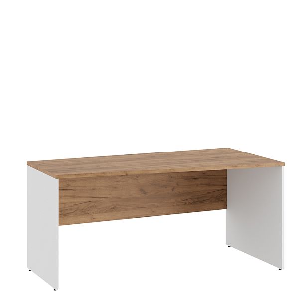 Стол трапеция правый Tess 160x80x75 дуб крафт золотой - Вид 1