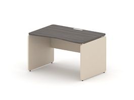 RAC002-12x8 ACCORD Стол симметричный, без заглушек 1200х800х735 Дуб Термо/Кашемир - Фото предпросмотра