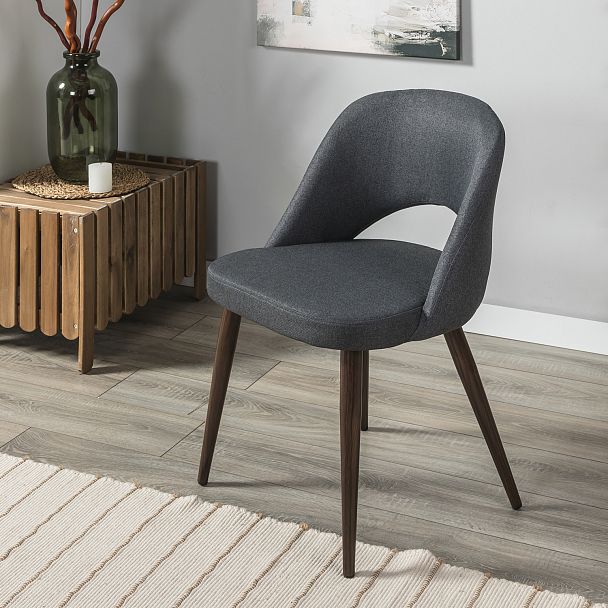 Стул Lars тёмно-серый/т.орех - Вид 12