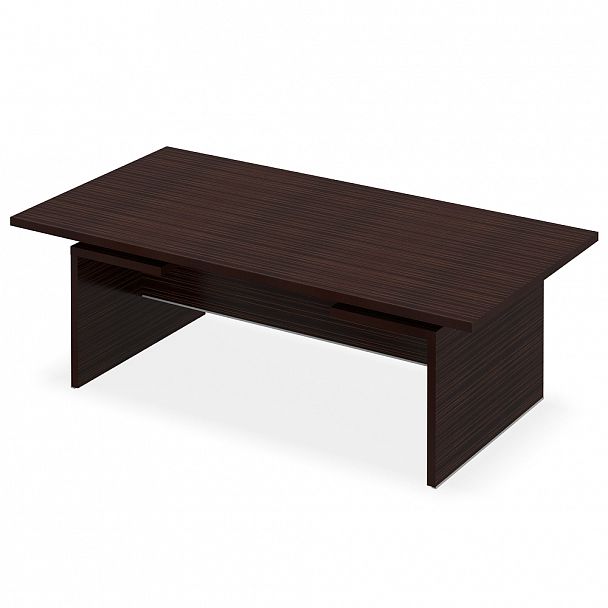Стол для переговоров "Дипломат" ПК-ДП-СТГ230х120/Д-В1-134 венге - Вид 1